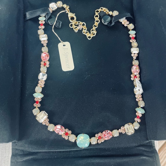 Sorrelli Classic Tennis Necklace, 20”, crystals & Pacific opal - Picture 3 of 3